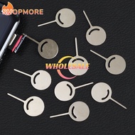 [Wholesale Price] Universal Silver Eject Sim Card Tray Anti Loss Open Pin Needle Key Tool for Mobile Phones Sim Cards Repair Tools