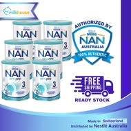 [6 tins] Nestle NAN OPTIPRO 3 NAN3 (800g) From 1+ Year Premium Milk Formula - Exp date：Feb 2027 Read