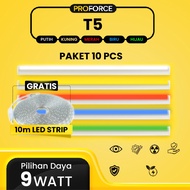Proforce Indonesia 9 Watt T5 LED TL Lamp 57 CM Length 10 Pcs Flourence Light Fixture Long Lasting 15