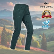 Women's Long Hiking Pants Model MH500 (Green) QUECHUA