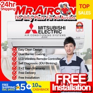 MITSUBISHI R32 Inverter JP Series JP10VF Air Conditioner Aircon Powerful Cooling with High Energy Ef