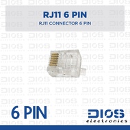 RJ11 6 PIN Telephone Connector Telephone Connector/