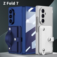 Ready New For Samsung Z Fold 7 Case Fold7 Stand Magnetic Hinge Protective Case Fold7 Wrist Strap Car