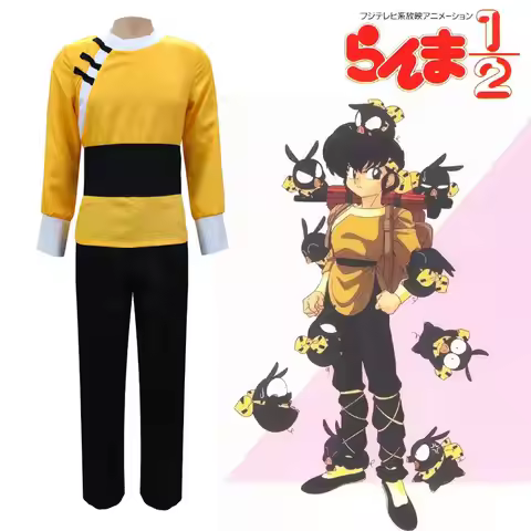 Ranma 1/2 Anime Hibiki Ryoga Cosplay Costume For Women Men Halloween Christmas Carnival Party Unifor