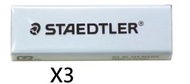施德樓 - Staedtler - 施德樓 PVC-free 馬卡龍推動式擦膠 補充裝 (3件) 粉藍色