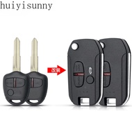 HYS For Mitsubishi Outlander Lancer Evolution Grandis 2/3 Buttons Remote Key Shell Case Folding Flip Fob