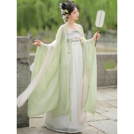 [Ready Stock] Hanfu Ancient Costume Traditional Hanfu Chinese Style Women's Clothing Improved Hanfu Made in Tang Breast-length Chinese Elements Breast-length Skirt Embroidery Daily Hanfu Suit