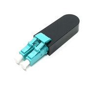Ultra Spec Cables LC Fiber Optic 40Gb OM4 Multimode 50/125 Loopback Adapter - Aqua