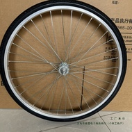 tayar basikal rim basikal.lajak Bicycle Wheel Set 67/73/80/87cm Bicycle All-Aluminum Alloy Wheel Fro