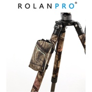 ROLANPRO Tripod Hanging Bag Mobile Phone Storage Bag Photography Outdoor Carry Camera Spare Batteries Teleconverters Accessories