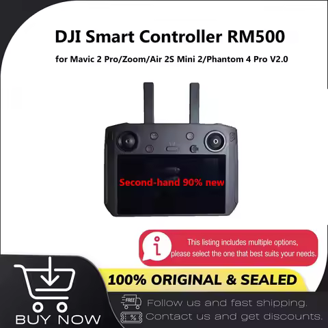 Smart Controller RM500 For DJI Mavic 2 Pro/Zoom/Air 2S Mini 2/Phantom 4 Pro V2.0
