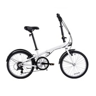 Decathlon120Folding bicycle6Level Speed Change20Lightweight Carriage Commuter Lightweight Bicycle White20Inch4588489
