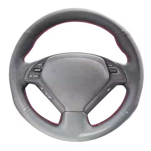 Artificial Leather Car Steering Wheel Cover For Infiniti G37 G35 G25 EX35 EX25 EX37 Q60 QX50 2014 20