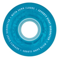 Ricta Clouds Translucent Blue 56mm/78a Skateboarding Wheels (7130724)