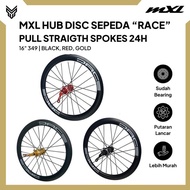 MXL Wheelset Disc Race 16" 349 Roda Sepeda Set VeLengkap Cycling