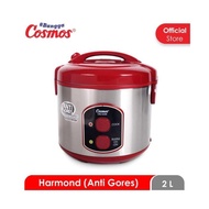 COSMOS Rice Cooker 2 Liter Anti Gores CRJ 6368 Harmond / Magic Com - G