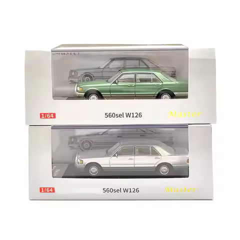 Master 1:64 S-Class S450 W222 S680 S650 S560sel W126 Diecast Toys Car Models Metal Collection Limite
