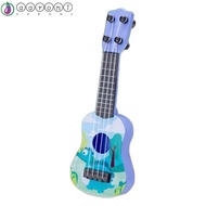 AARON1 Animal Ukulele Guitar Toy, Ukulele 4 Strings Simulation Ukulele Toy, Toy Musical Instrument Durable Classical Adjustable String Knob Small Guitar Toy Beginners