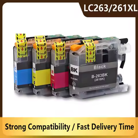 LC261 LC263 Ink Cartridge Compatible For Brother MFC-J480DW DCP-J562DW MFCJ680DW MFCJ880DW Printer