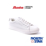 SALE!!Bata บาจา ยี่ห้อ North Star รองเท้าผ้าใบ สนีคเคอร์ รองเท้าผูกเชือก น่ารัก มินิมอล สำหรับผู้หญิง รุ่น Las Vegas สีขาว 5311007