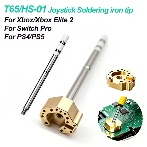 T65 Rapid Heating Soldering Tip for HS-01/T85/T75/GD300, Game Controller Joystick Repair Tip Compati