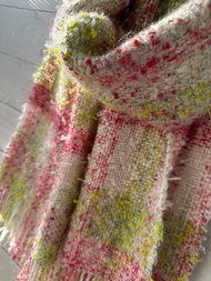 手織圍巾 / handwoven scarf / muff manick / 狂野編織  Spring Noise -