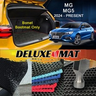 MG MG5 2024 2025 Deluxe Boot Mat Car Boot Carpet Karpet Bonet Kereta