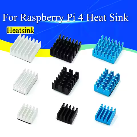 For Raspberry Pi 4 Heat Sink 3pcs Raspberry Pi 4B Aluminum Heatsink Radiator Cooling Kit Cooler for 