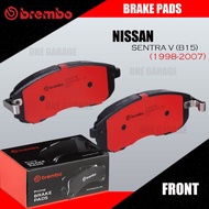 BREMBO Brake Pad FRONT For NISSAN SENTRA V (B15) / SENTRA VI (B16) / SENTRA VII (B17)