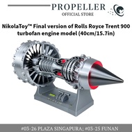 NikolaToy™ Final version of Rolls Royce Trent 900 turbofan engine model (40cm15.7in)