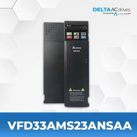 Delta Inverter MS300 Three Phase 230V VFD33AMS23ANSAA In Stock High quality VFD Delta Inverter Frequ