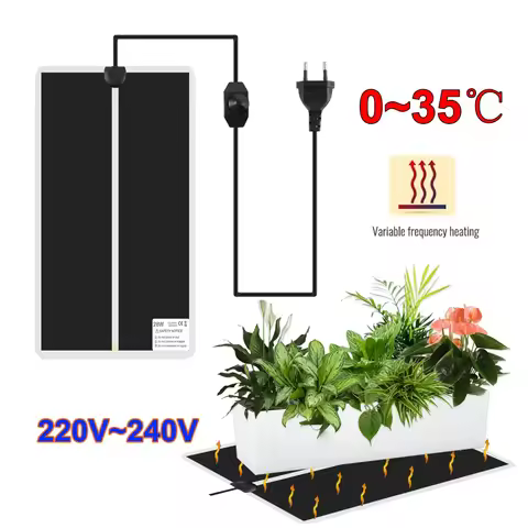 5~28W Seedling Heat Mat Plant Seed Anti-cold Pet Winter Heating Mat 220V~240V Plant Flower Vegetable