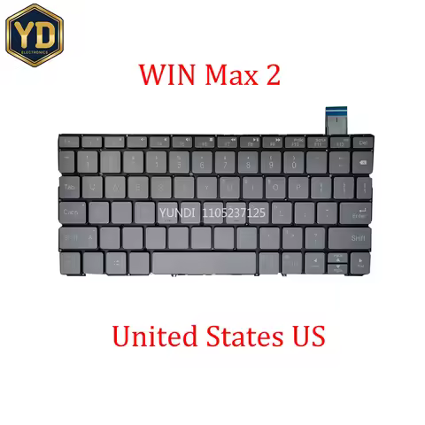 YD Handheld Gaming Laptop Mini PC Keyboard For GPD WIN Max 2 WINMAX 2 English US New Keyboard WIN Ma