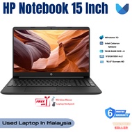 HP Notebook 15 Inch | Intel Celeron Processor | 16GB RAM /512GB SSD | Original Laptop For Student