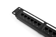 Buyer's Point 24 Port Cat6 RJ45 Patch Panel | Built for Rack or Wall Mount Cable Management w/Punch 