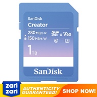 SanDisk 1TB Creator Series UHS-II SDXC Memory Card SDSDXEP-1T00-GNCIS