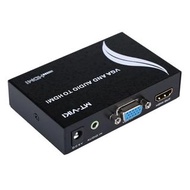 MT-VIKI VGA轉HDMI轉換器 VGA To HDMI Converter  VGA+AUDIO轉HDMI訊號轉換器 MT-VH02 MT-VIKI VGA To HDMI-compatible Converter And Audio VGA HDMI Adapter with Power Supply Stable 720p 1080p HD Video MT-VH02