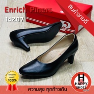 🚚ส่งเร็ว🚛ส่งด่วน👟สินค้าใหม่✨รองเท้าคัชชูหญิง (นักศึกษา) Enrich Piners รุ่น 14207 ส้นสูง 2 นิ้ว สวม ทน สวมใสสบายเท้า