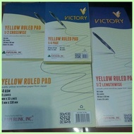 ◰ ஐ ∏ ▼ YELLOW pad paper set Victory pad paper