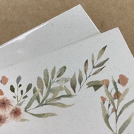 Fion|A3/A4/A5/A6-Environmentally Friendly Recycled Cotton Batt Paper 350lbs-Small Card/Square Card/H