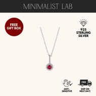 MINIMALIST LAB FLORENCE Diamond 925 Sterling Silver Necklace