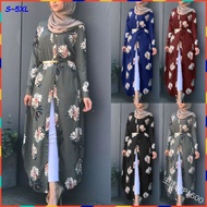 Baju Raya 2022 Jubah Muslimah Pakaian Lara Raisya Baju Kurung Moden Blouse Muslimah Jubah Long Dress Muslimah Kebaya Baju Melayu Kaftan Abaya Muslim Wear Peplum Palazo Fashion Women Lace Wanita Murah Plus Size Banquet 9014