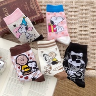 Snoopy Cartoon Socks Women Cotton Socks Anime Cartoon Socks