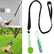 Interactive Dog Rope Toys Strong Chew Knot Pet Tug of War Toy Teaser Rope Tether
