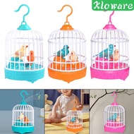 [Kloware] Chirping Bird Toy, Electric Bird Singing Toy, Fluttering Voice-Activated Induction Bird Bi