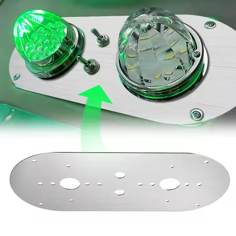 1PC Watermelon Lamp Fixed Base Mounting Plate For Truck For Peterbilt 359/379/389 For KENWORTH 660, 