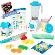 Melissa & Doug Smoothi e Maker Blender (22pcs): Preemd Play Food Set Bundle with 1 Theme