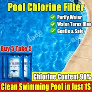 Turn Water Blue Pool Chlorine For Swimming Pool Chlorine Tablets Purify Water