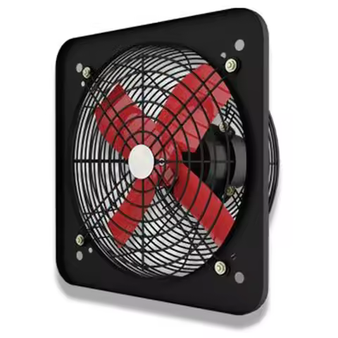 8 inches/10 inches Household Exhaust Fan Kitchen Window Range Hood Exhaust Fan Metal Industrial Exha