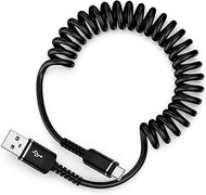 Pixel 10 Pro Coiled Cable,4FT USB A to C Cable for Google Pixel 10 Pro XL 9a 9 Pro XL/Fold 8 Pro 8a 
